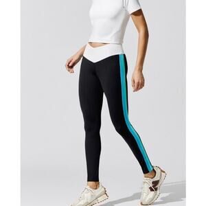 BALANCE X STAUD Fitted Staudtight Side Stripe Leggings Womens  XS